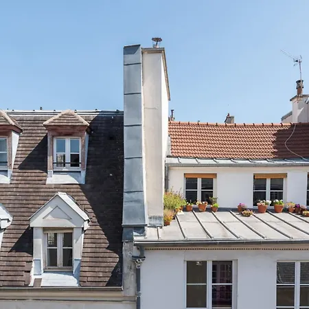 Spacious Cocoon In The Marais Apartament Paryż
